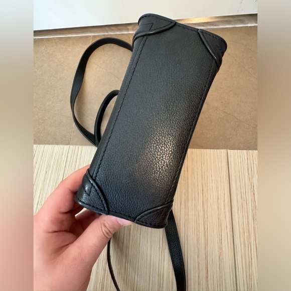 Celine Mini Nano Bag Black Leather - Picture 8 of 13